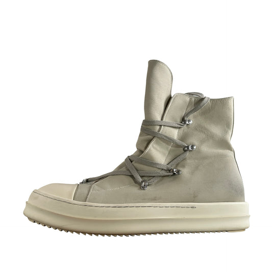 DU02B4805 MU 811 Rick Owens DRKSHDW Strobe Cotton Nylon Hexa High Pearl Milk [USED] - 45 M (Used)
