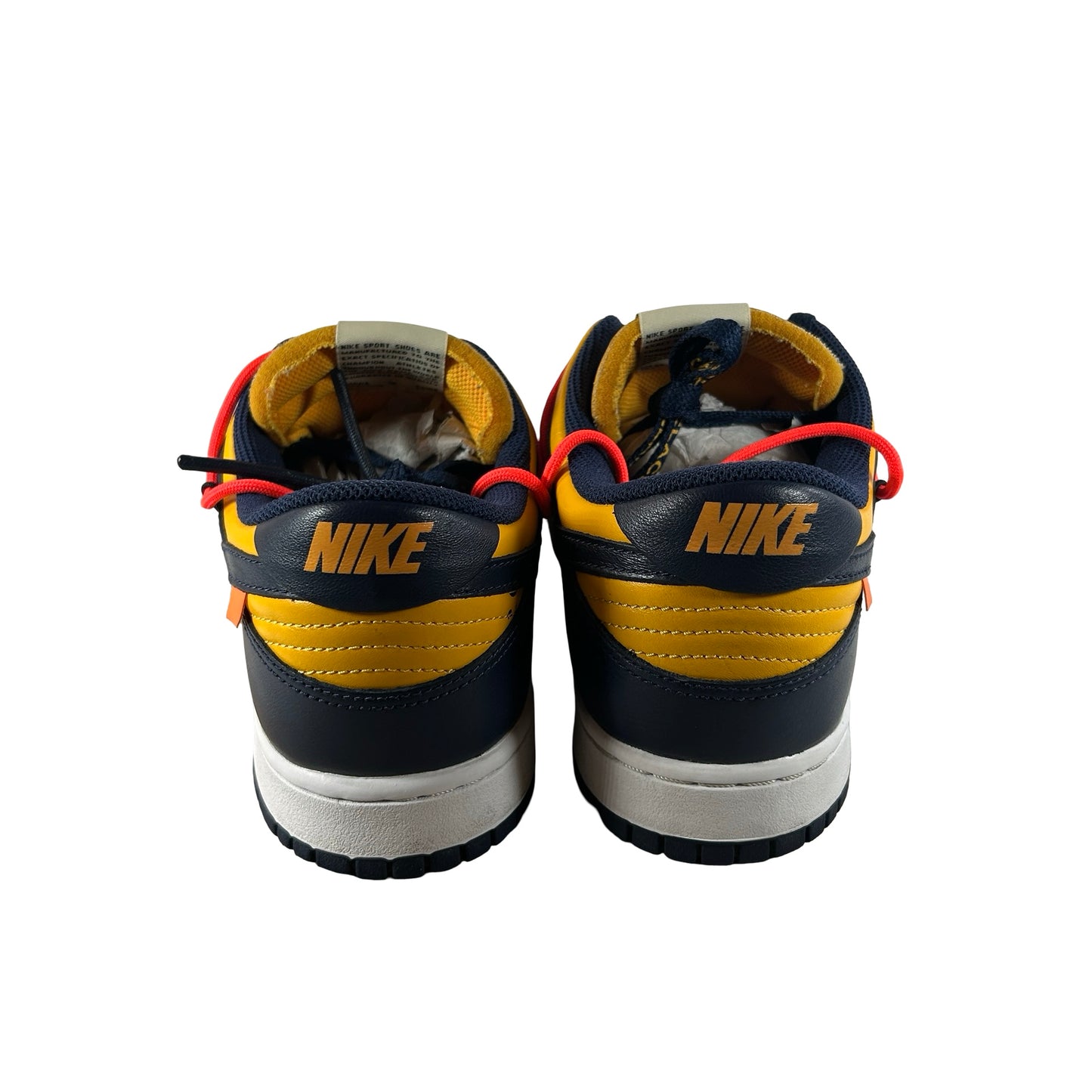 CT0856 700 Dunk Low Off-White University Gold [USED] - 9 M (Used4)