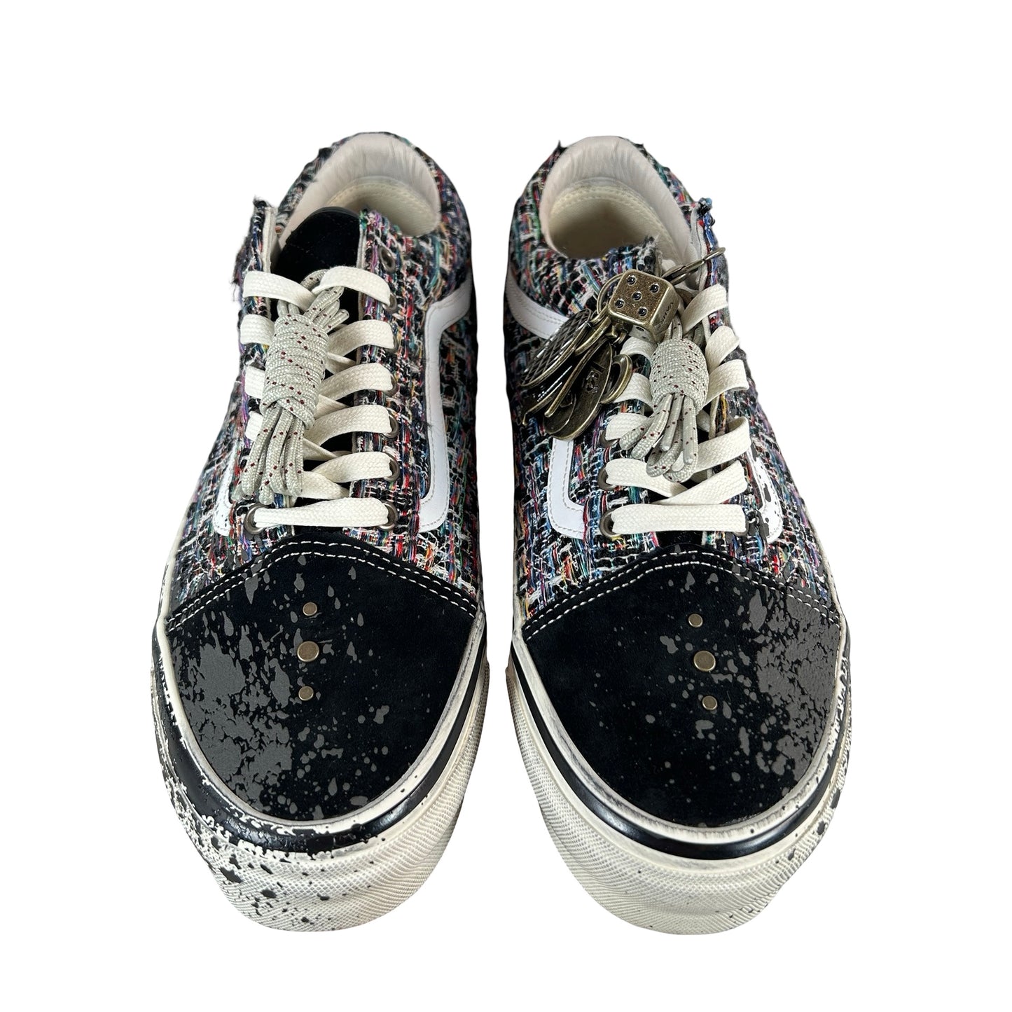 VN000D9VDE2 Vans Premium Old Skool Charms Black Gray