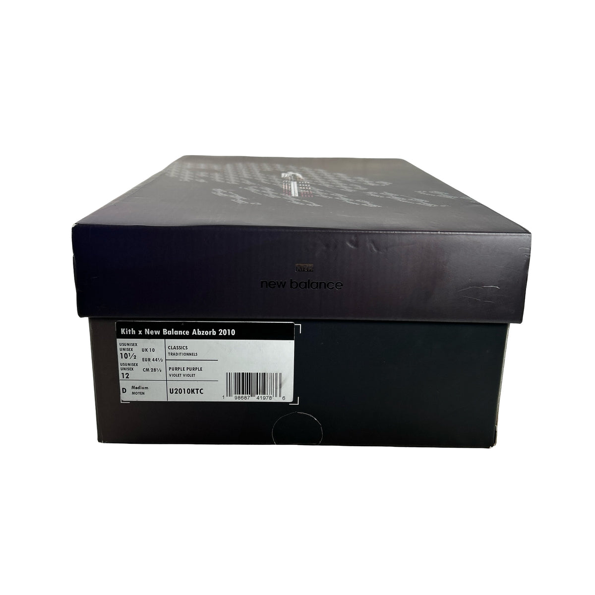 U2010KTC New Balance 2010 Kith Purple Black [USED] - 10.5 M (Used)