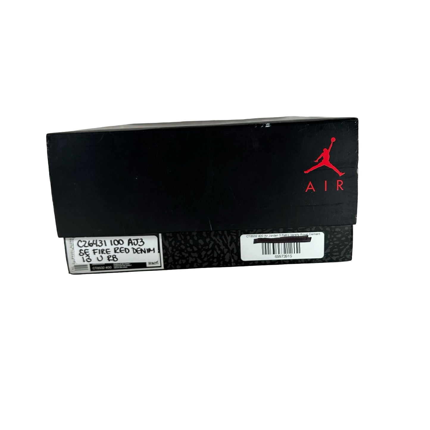 CZ6431 100 Jordan 3 Retro SE Fire Red Denim (2020) [USED] - 13 M (Used) (Replace Box)