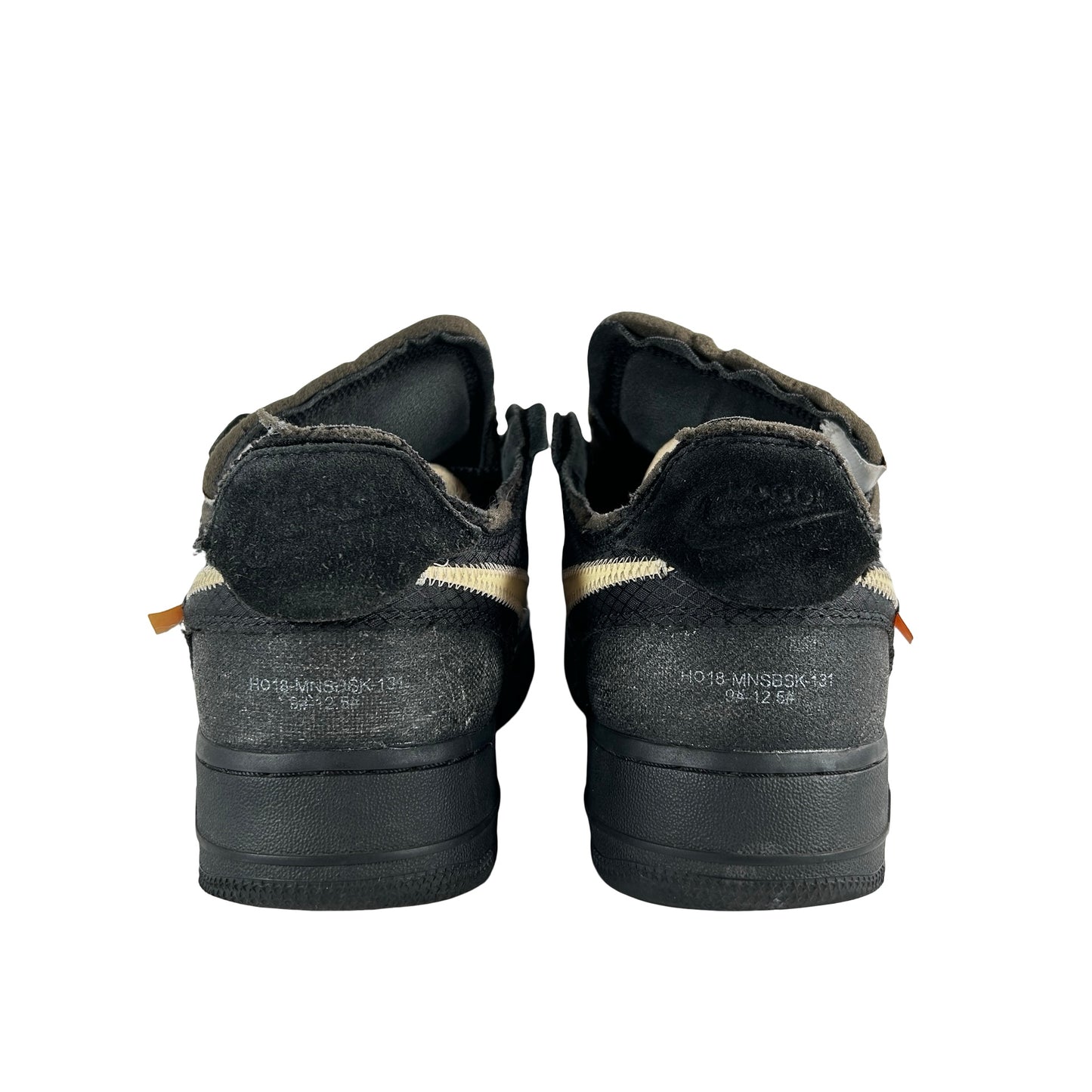 AO4606 001 Nike Air Force 1 Low Off-White Black White [USED] - 9 M (Used) (No Box)