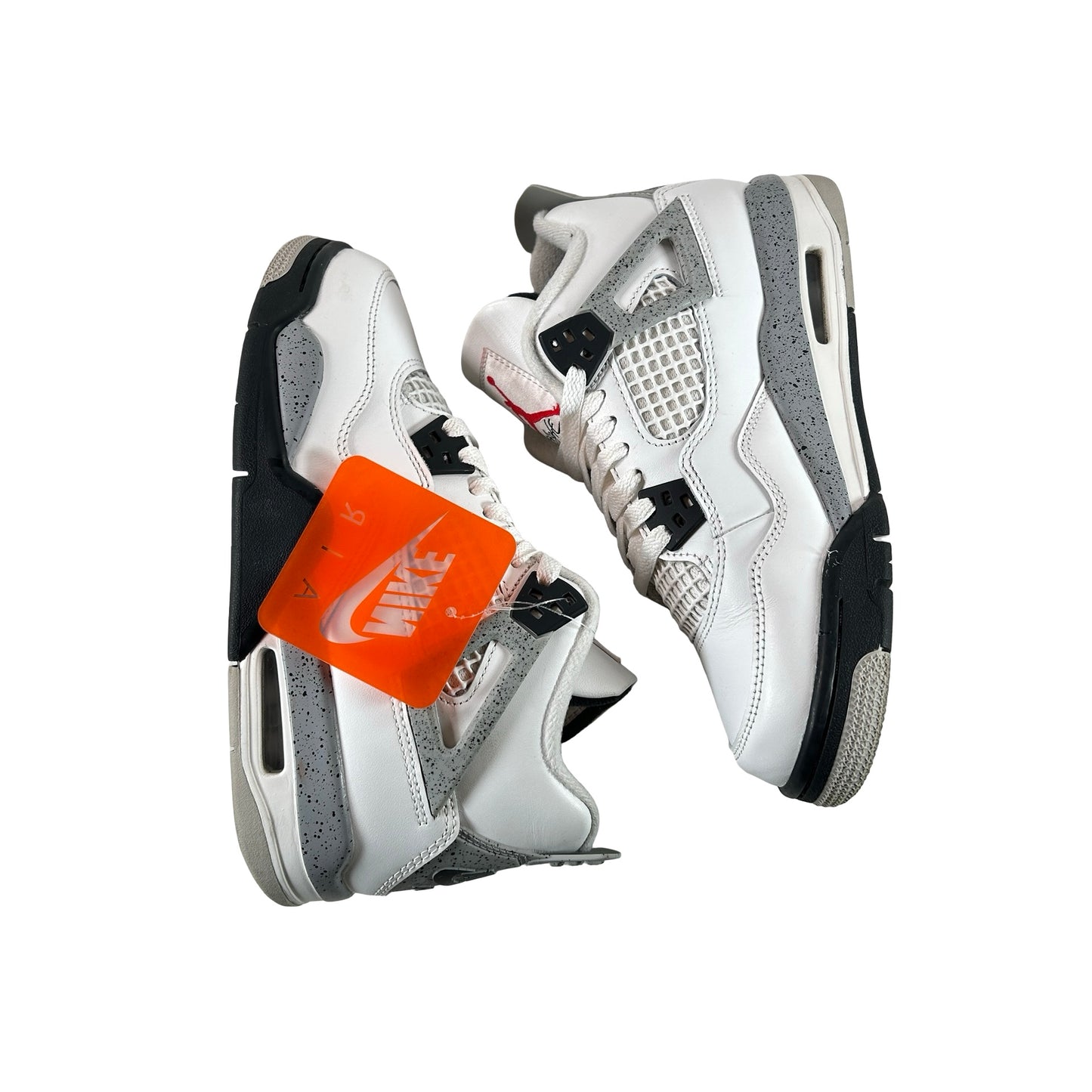 IB4171 100 Jordan 4 Retro White Cement (2025) (GS) [USED] - 5 Y (Used)