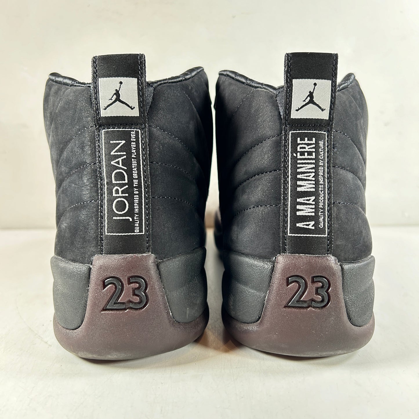 DV6989 001 Jordan 12 Retro SP A Ma Maniére Black (Women's) [USED] - 13 W (Used3)