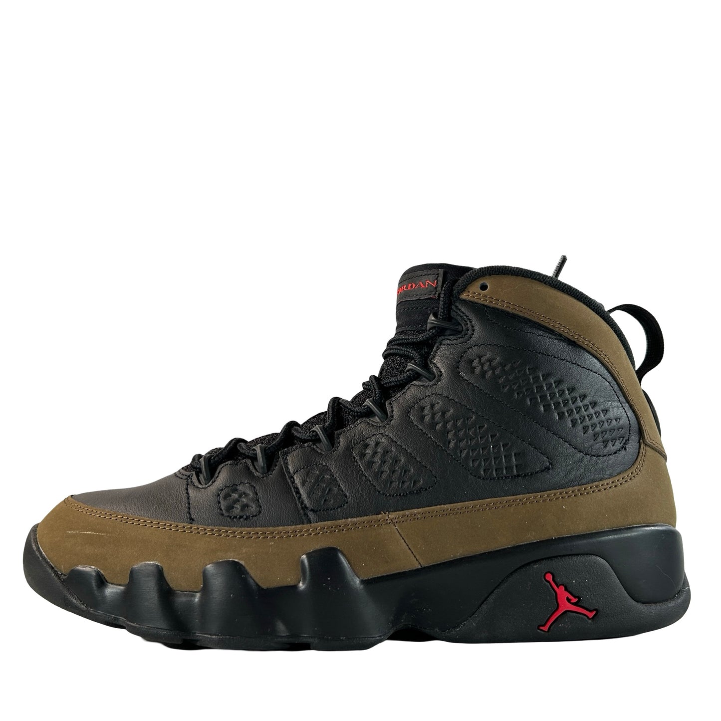 HV4794 030 Air Jordan 9 Retro Olive (2024) [USED] - 9.5 M (Used4)