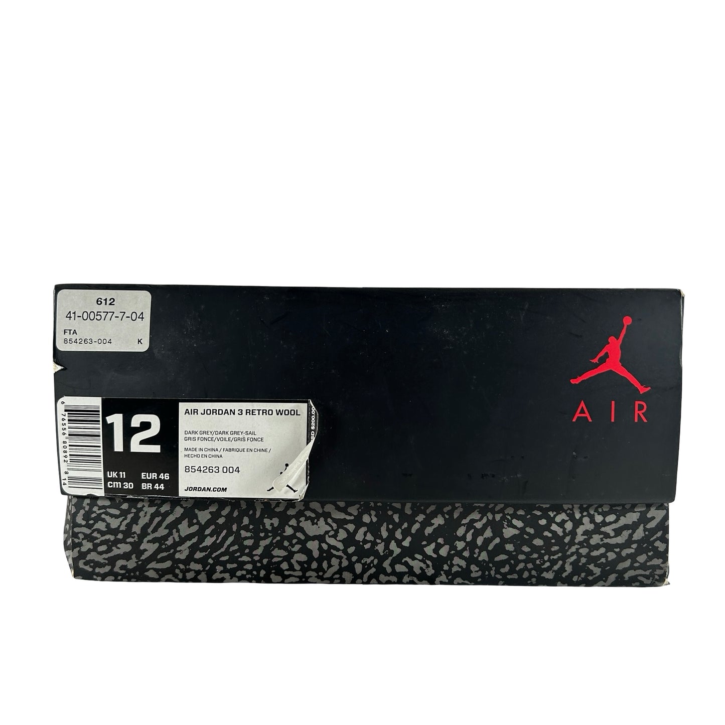 854263 004 Jordan 3 Retro Wool [USED] - 12 M (Used)