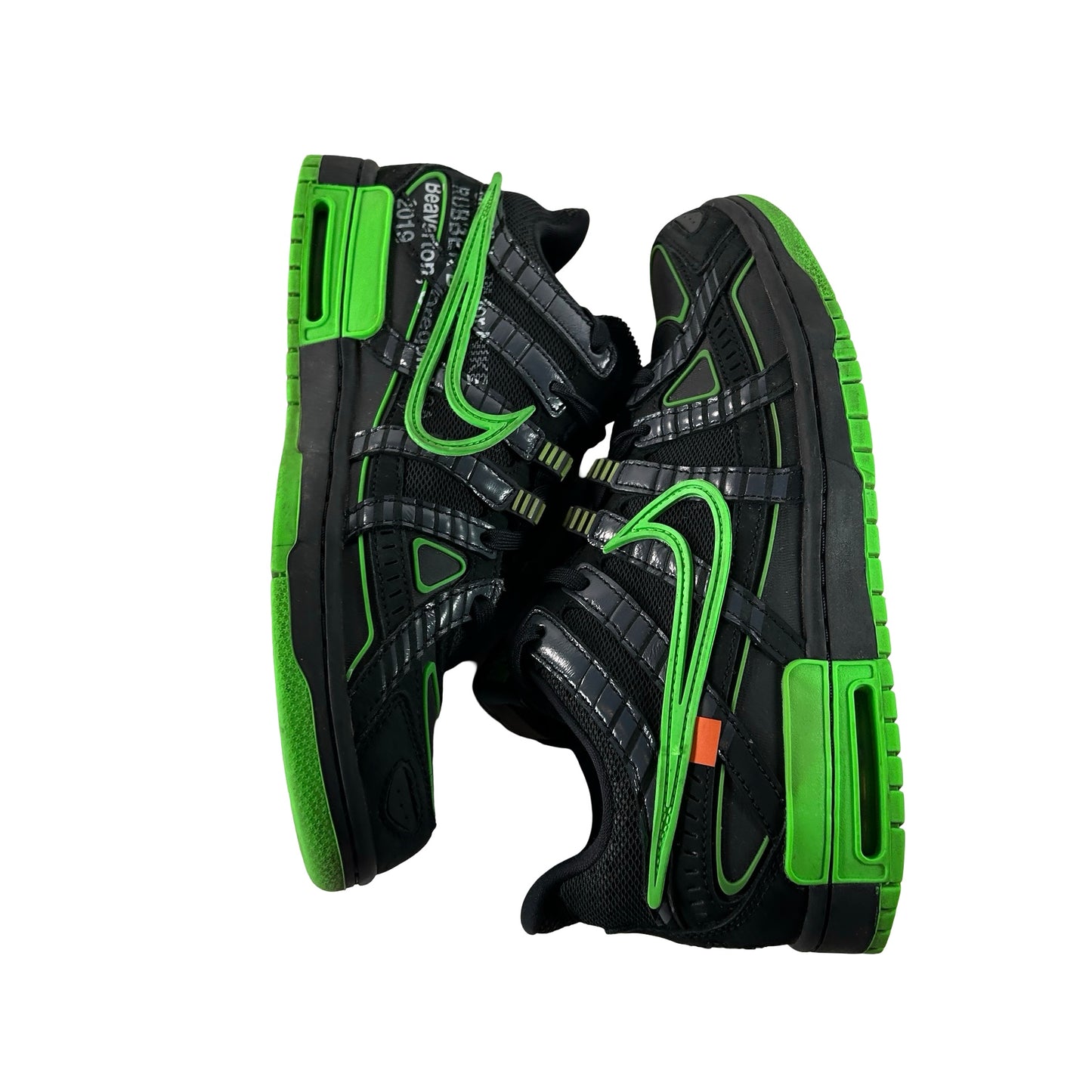 CU6015 001 Nike Air Rubber Dunk Off-White Green Strike [USED] - 9 M (Used4)