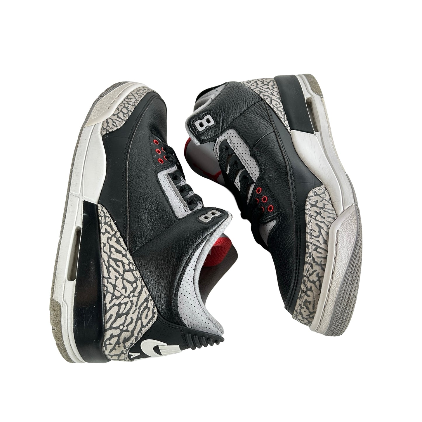 854262 001 Jordan 3 Black Cement 2018 [USED] - 10 M (Used3) (No Box3)