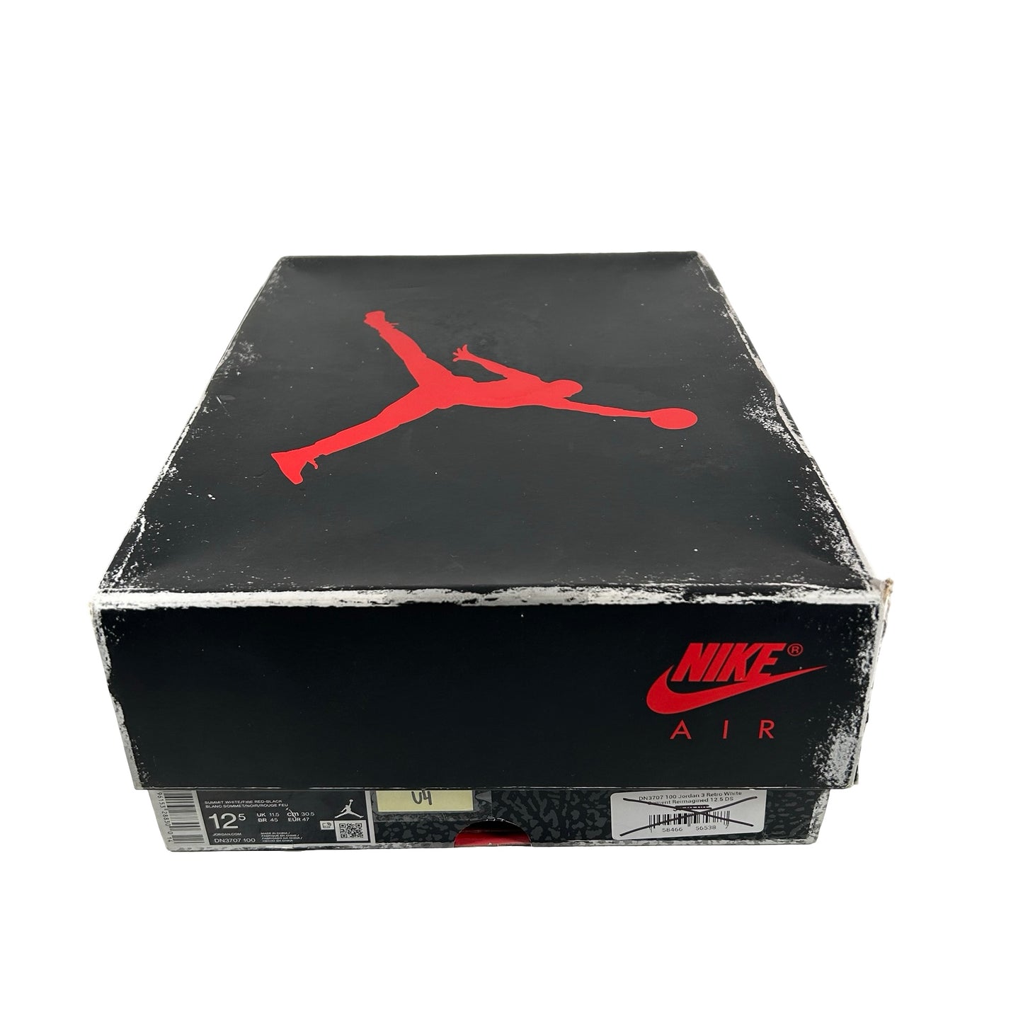 DN3707 100 Jordan 3 Retro White Cement Reimagined [USED] - 12.5 M (Used4)