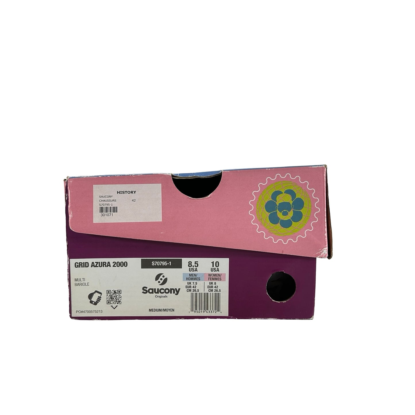 S70795 1 Saucony Grid Azura 2000 Jae Tips Remember Who Fronted [USED] - 8.5 M (Used)