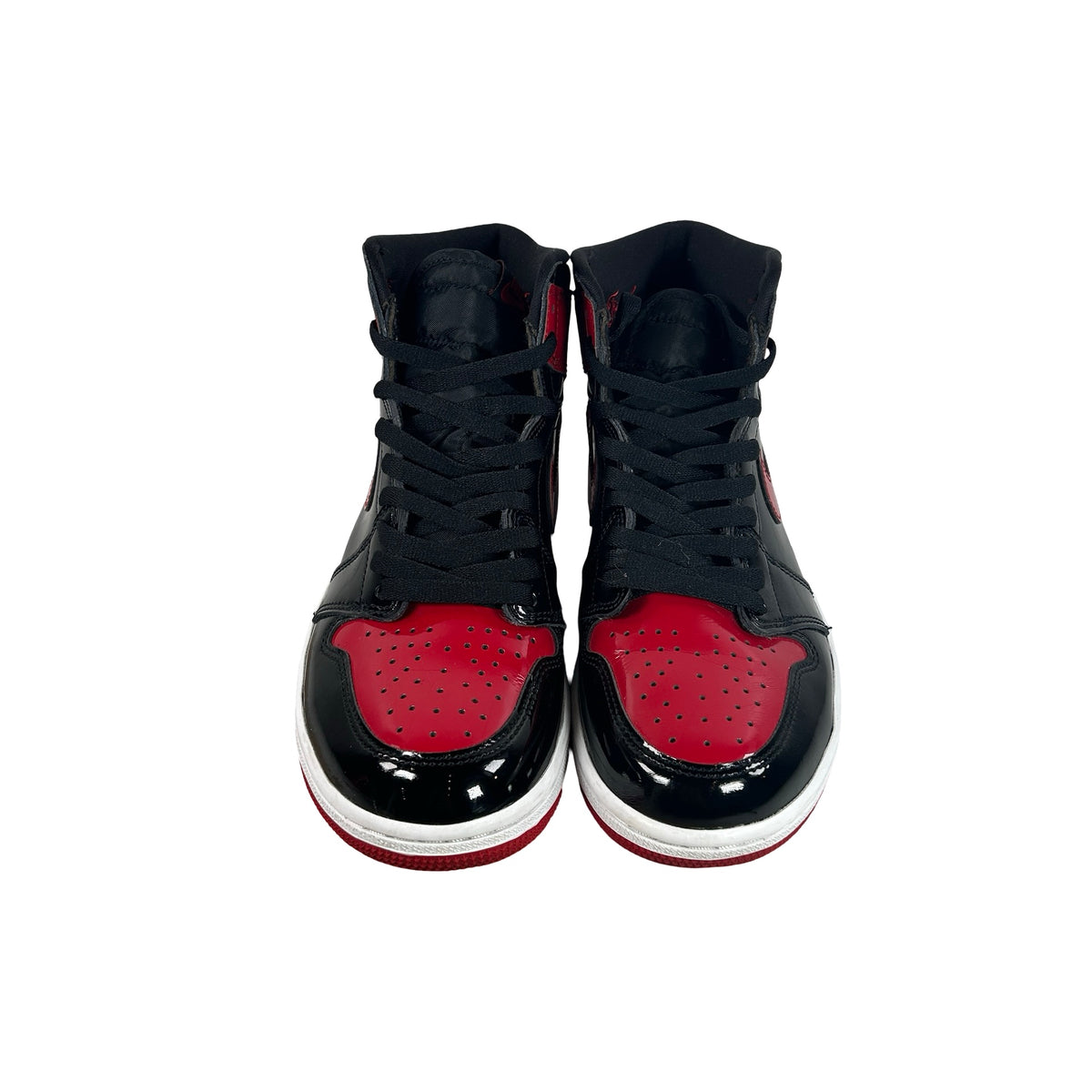 555088 063 Jordan 1 Retro High OG Patent Bred [USED] - 9 M (Used4) (No Box4)