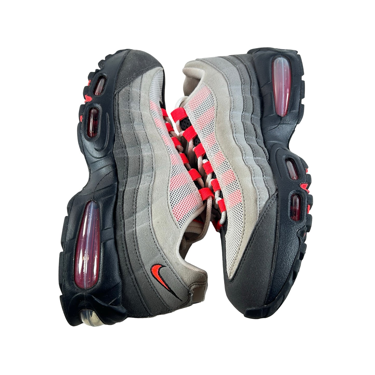 IM7410 001 Nike Air Max 95 OG Big Bubble Solar Red (2025) [USED] - 7.5 M (Used) (No Box)