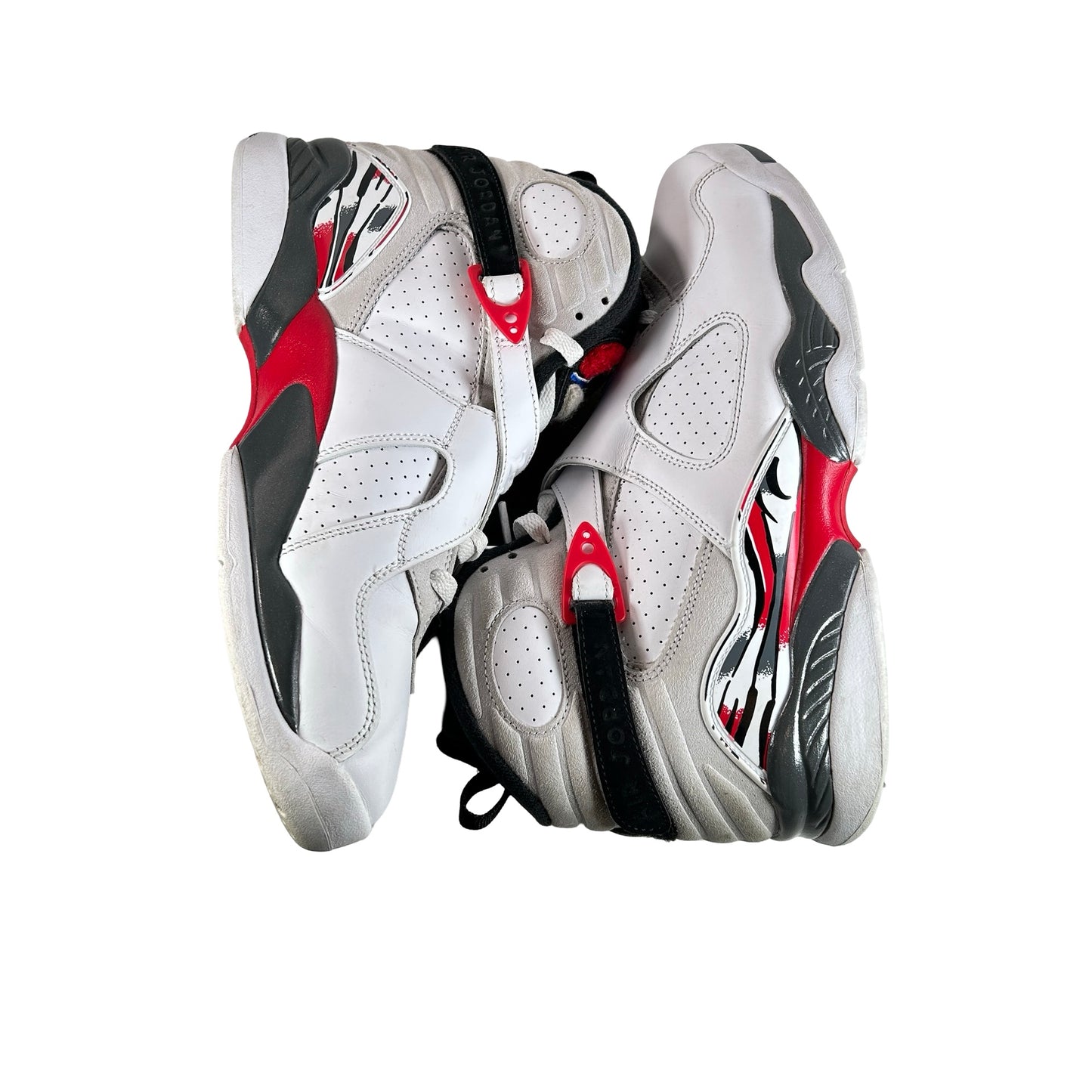 305381 100 Jordan 8 Retro White True Red (2025) [USED] - 10 M (Used6)