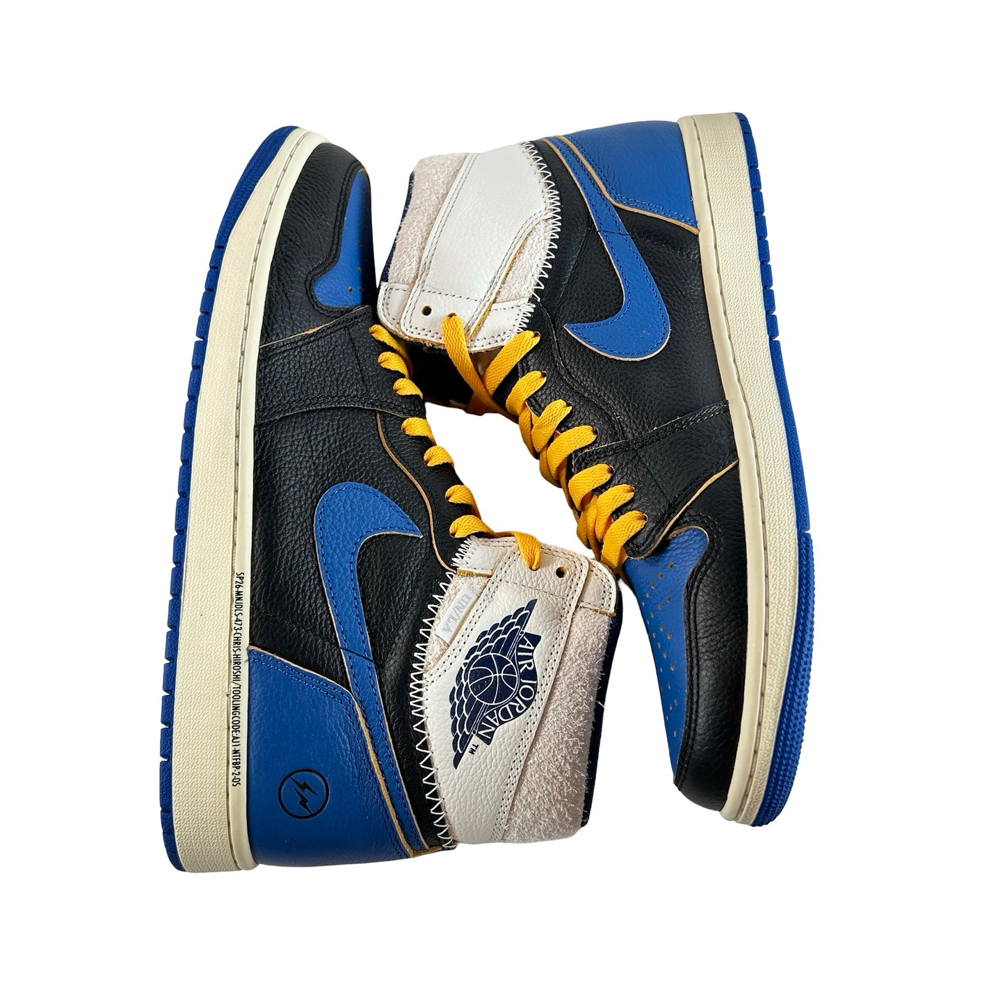 IO7847 001 Jordan 1 Retro High OG SP Fragment x Union LA Sport Royal [USED] - 11.5 M (VNDS)