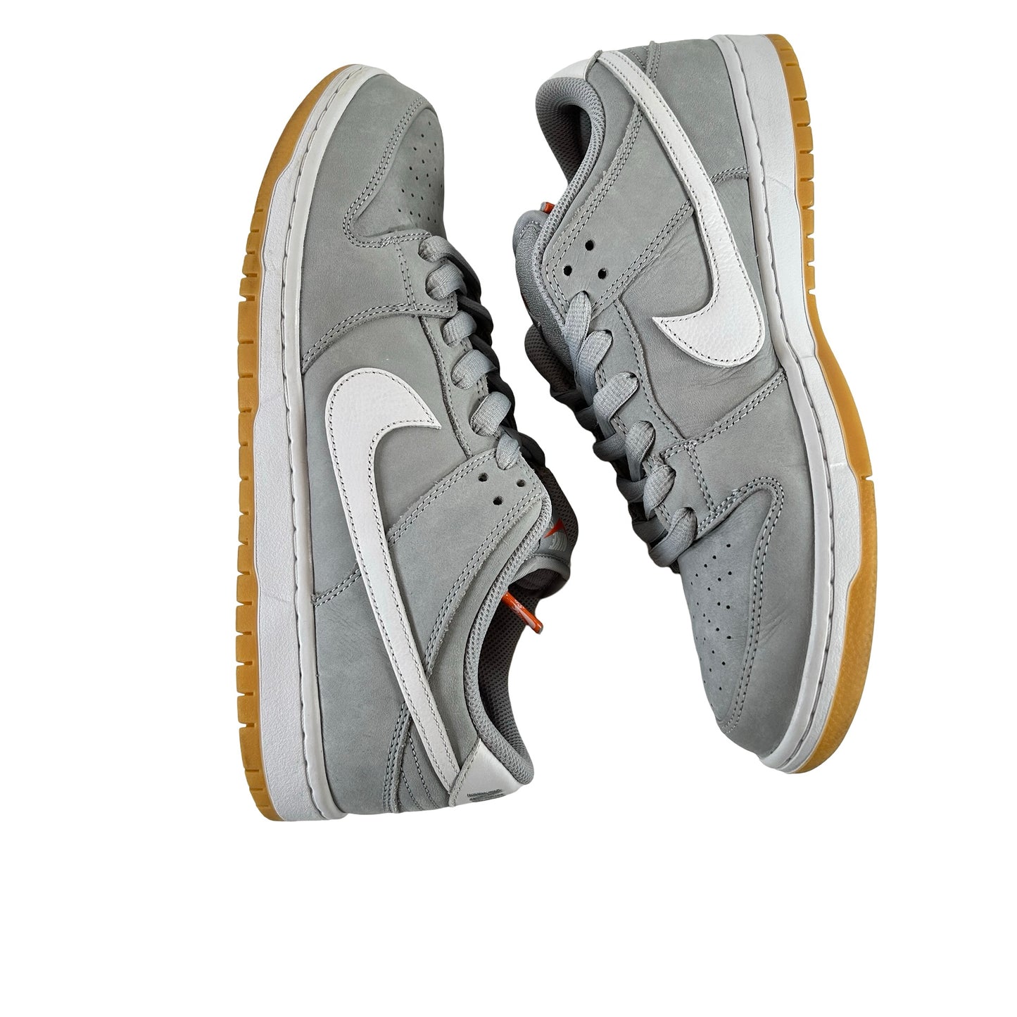 DV5464 001 Nike SB Dunk Low Pro ISO Orange Label Wolf Grey Gum [USED] - 11 M (Used2)