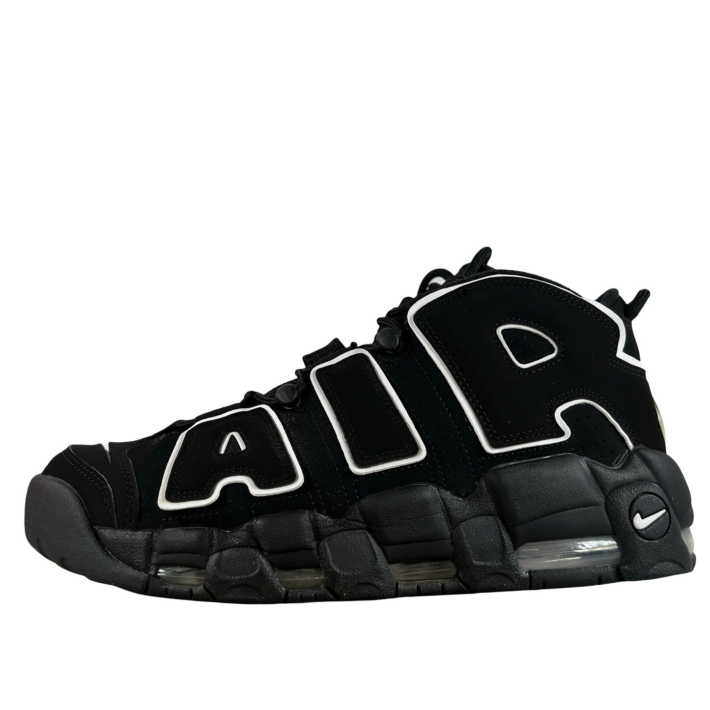 414962 002 Nike Air More Uptempo Black White [USED] - 11 M (Used2)