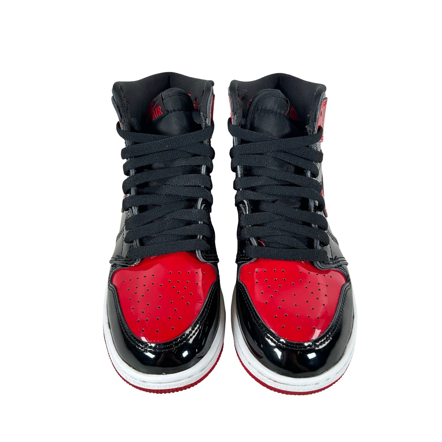 575441 063 Jordan 1 Retro High OG Patent Bred (GS) [USED] - 4.5 Y (Used) (No Box)