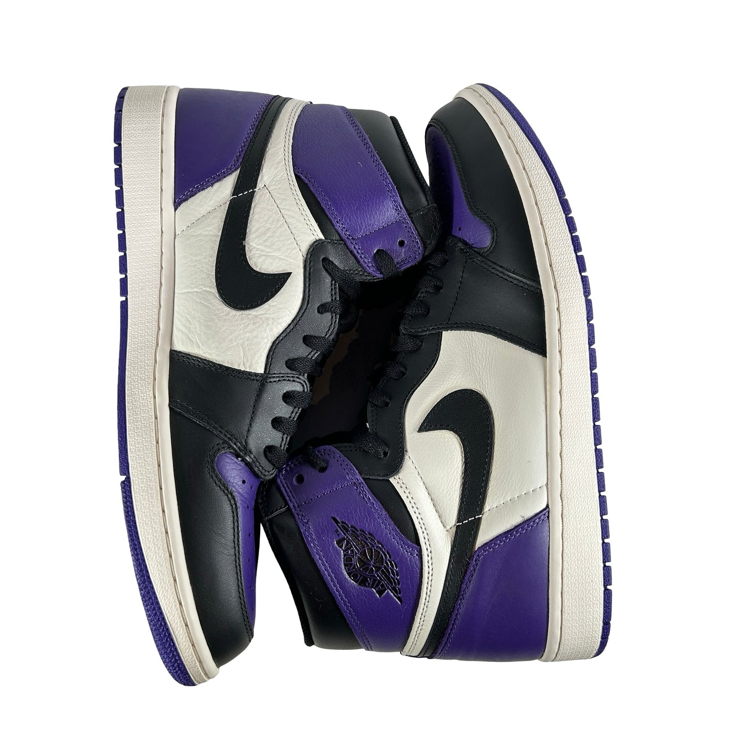 555088 501 Jordan 1 Court Purple [USED] - 13 M (Used) (Replace Box)