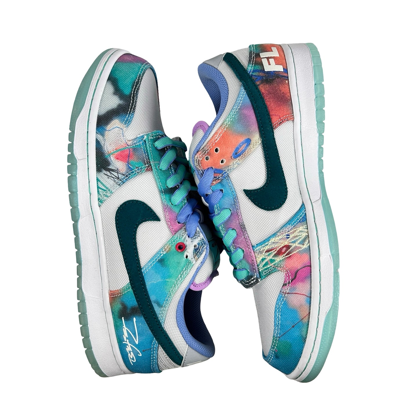 HF6061 400 Nike SB Dunk Low Futura Laboratories Bleached Aqua [USED] - 9 M (VNDS2)