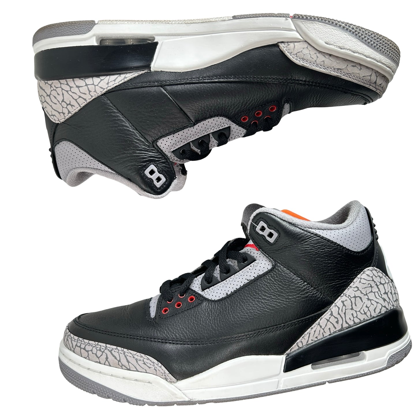 DN3707 010 Jordan 3 Retro OG Black Cement (2024) [USED] - 10.5 M (Used)