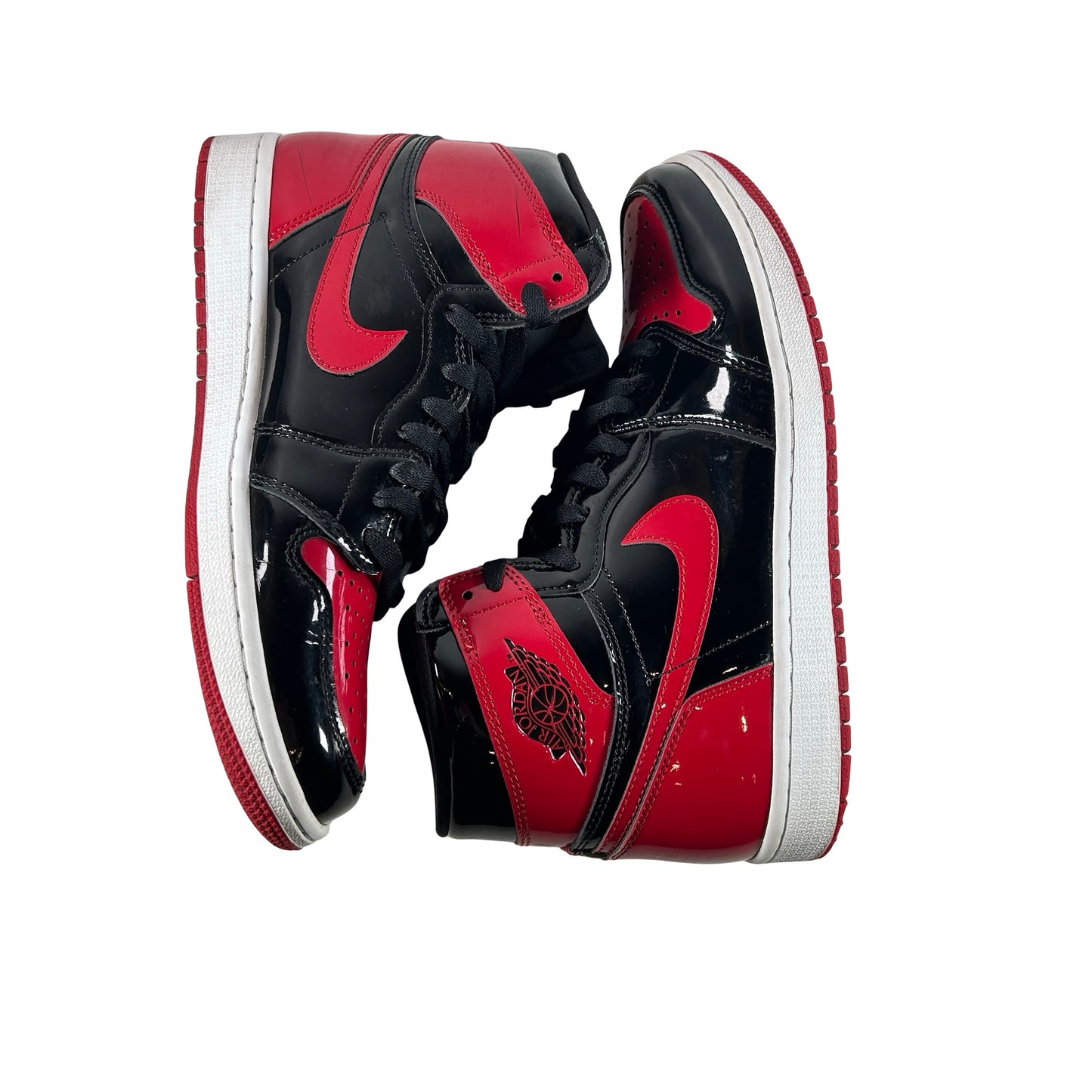 555088 063 Jordan 1 Retro High OG Patent Bred [USED] - 9.5 M (Used5)