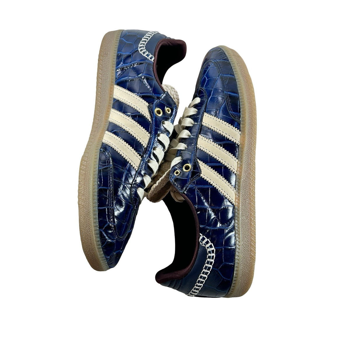 JH9825 adidas Samba Wales Bonner Navy Croc [USED] - 9.5 M (Used)