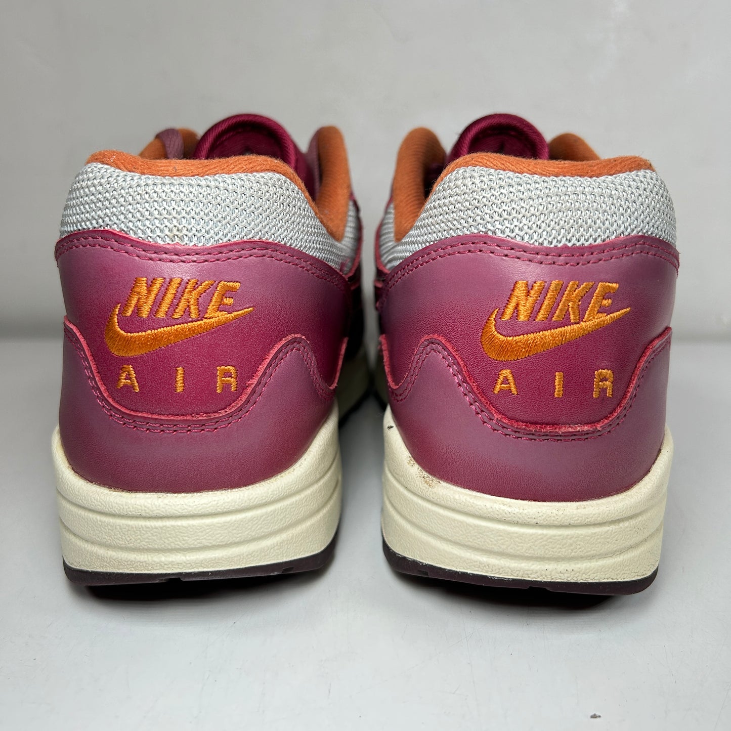 DO9549 001 Nike Air Max 1 Patta Waves Rush Maroon  [USED] - 11 M (Used) (No Box)