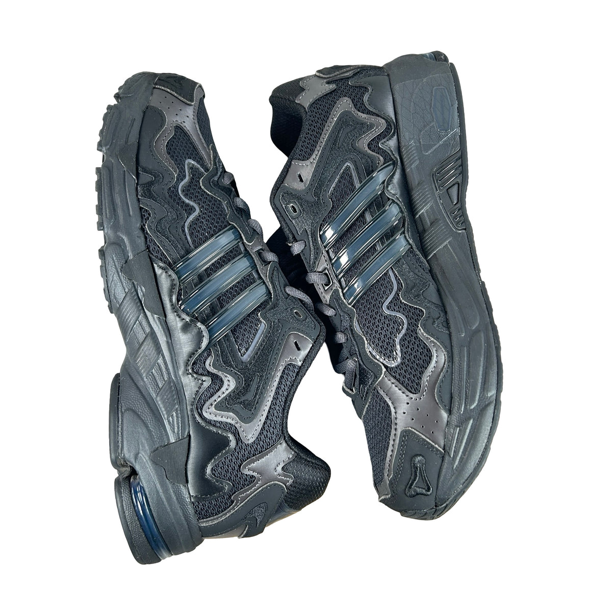 ID0805 adidas Response CL Bad Bunny Triple Black [USED] - 9 M (Used3)