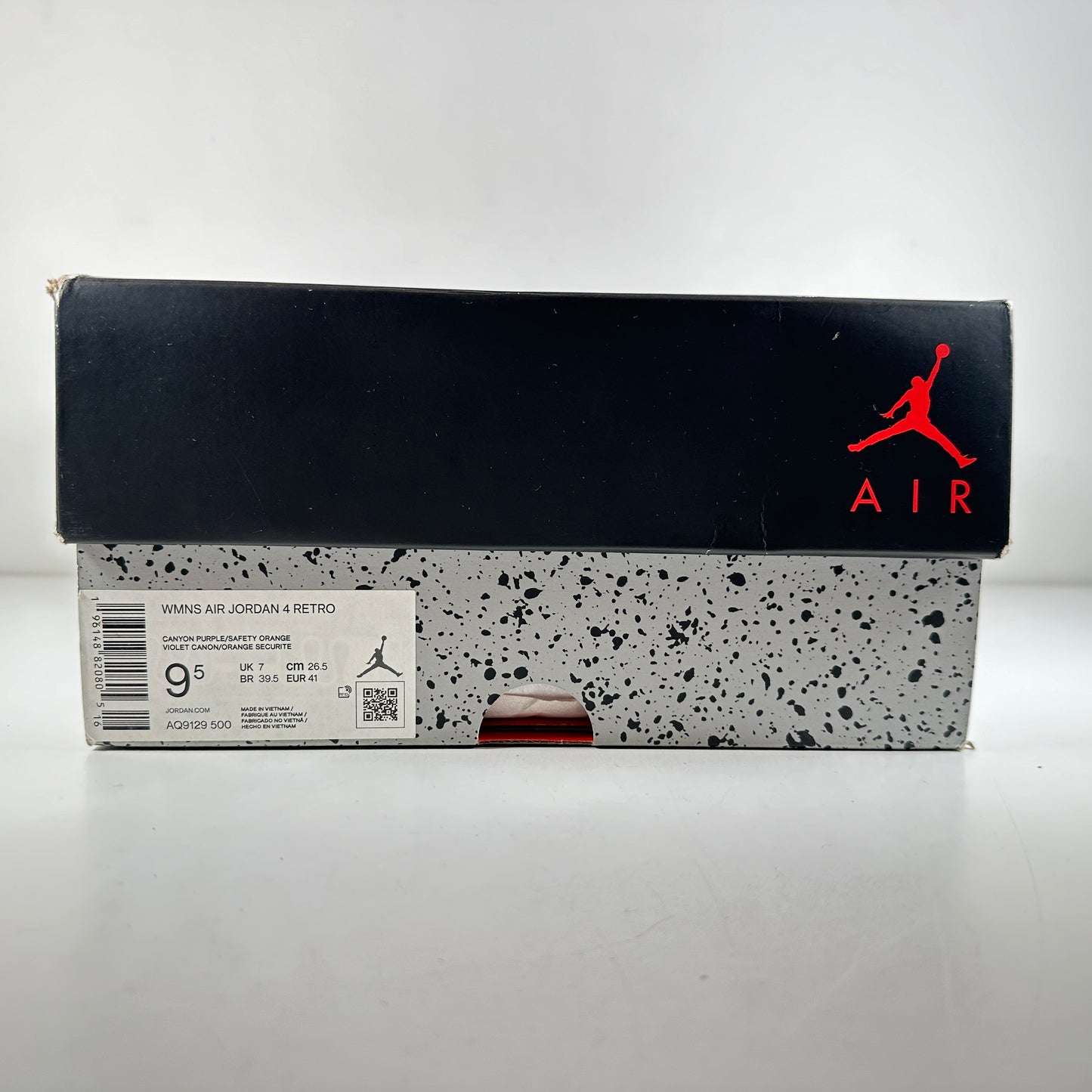 AQ9129 500 Jordan 4 Retro Canyon Purple [USED] - 9.5 W (Used)