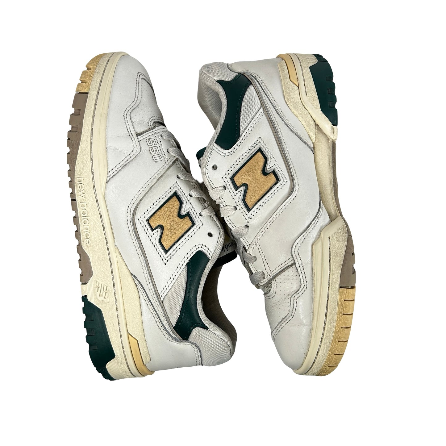 BB550A2 Aime Leon Dore New Balance 550 Natural Green [USED] - 6 M (Used) (Replace Box)