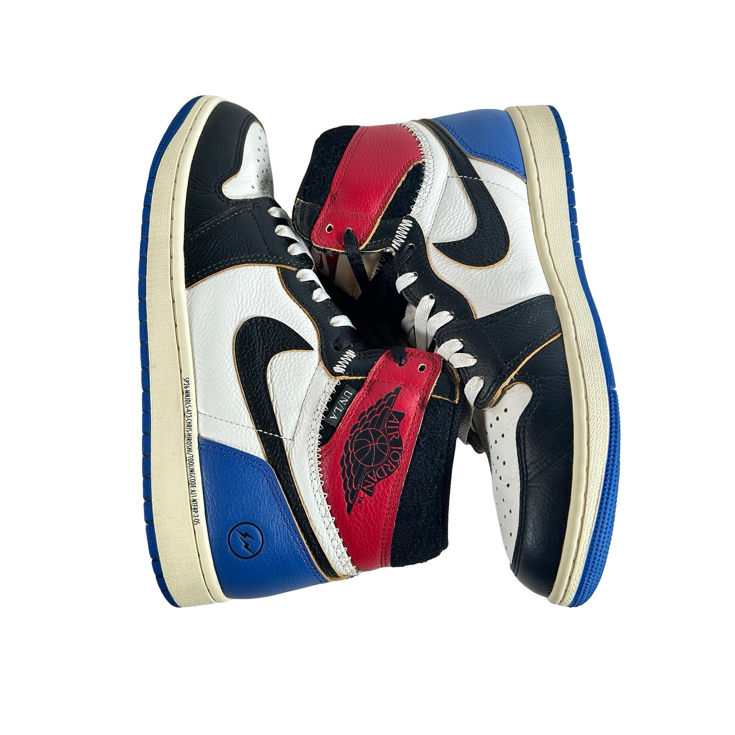 IO7847 002 Jordan 1 Retro High OG SP Fragment x Union LA Varsity Red Sport Royal [USED] - 11 M (Used6)