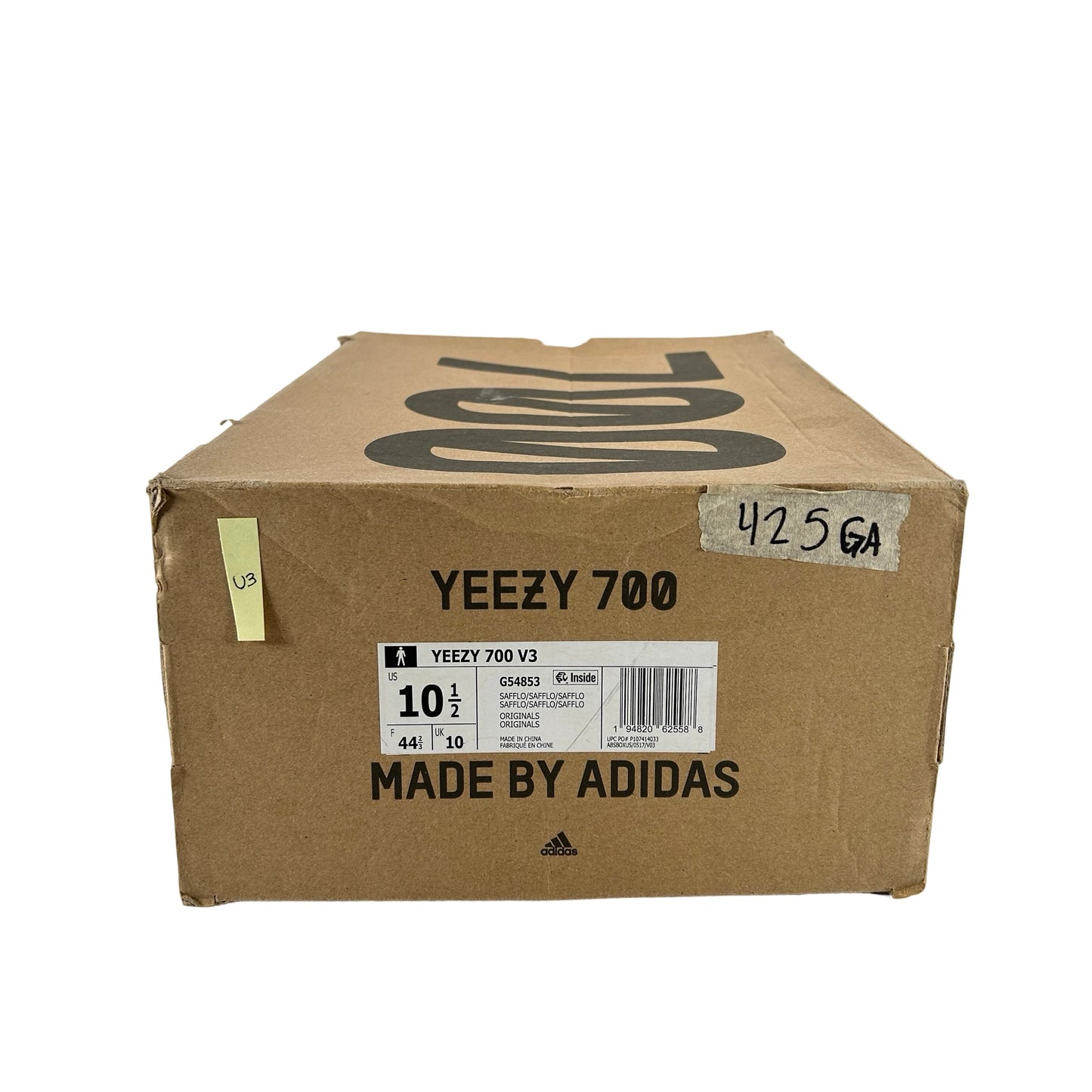 G54853 adidas Yeezy 700 V3 Safflower [USED] - 10.5 M (Used3)