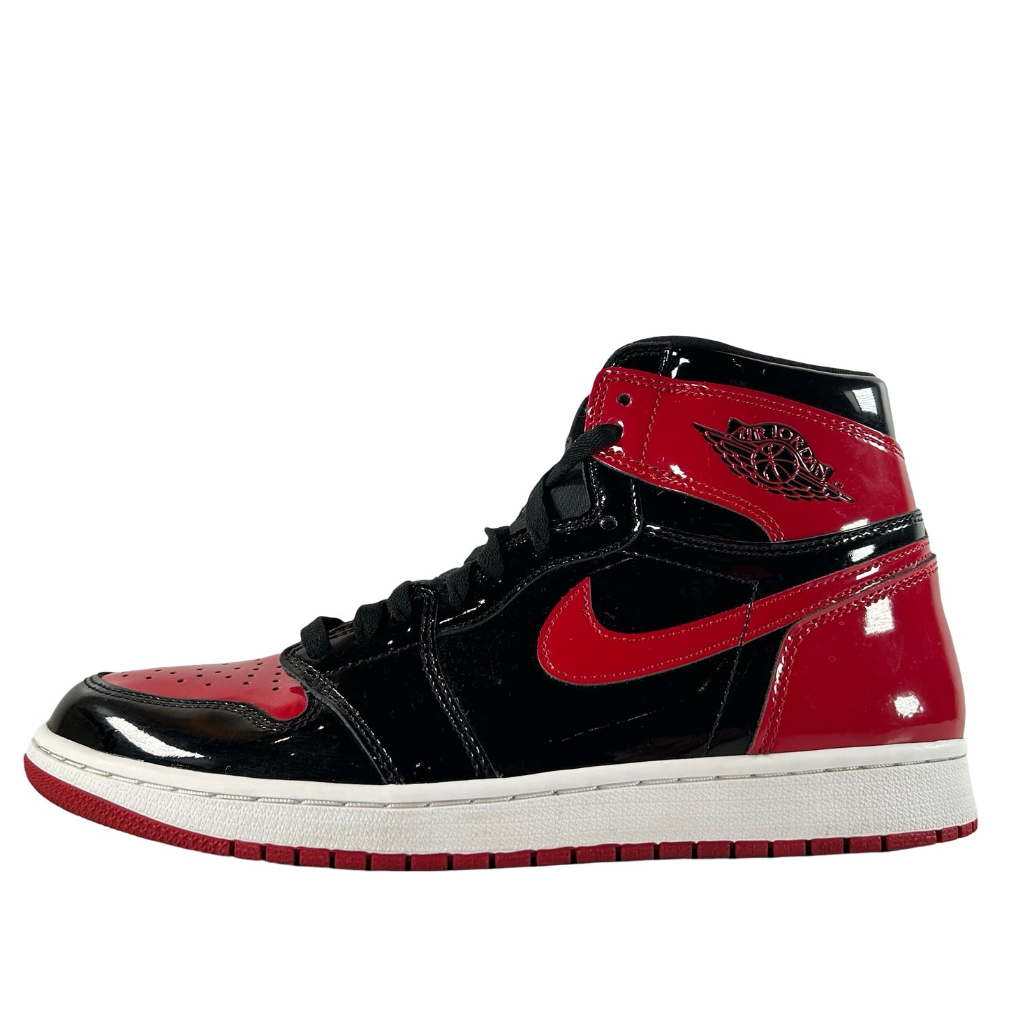 555088 063 Jordan 1 Retro High OG Patent Bred [USED] - 11 M (Used2) (No Box2)