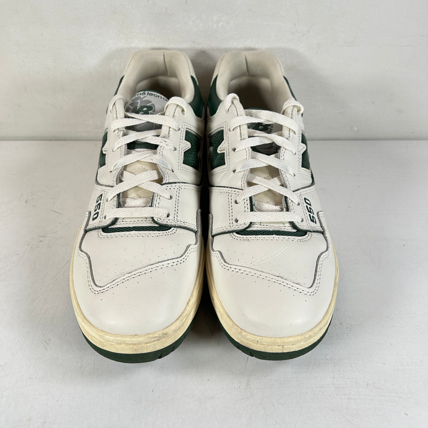 BB550ALD New Balance 550 Aime Leon Dore White Green [USED] - 10.5 M (Used)