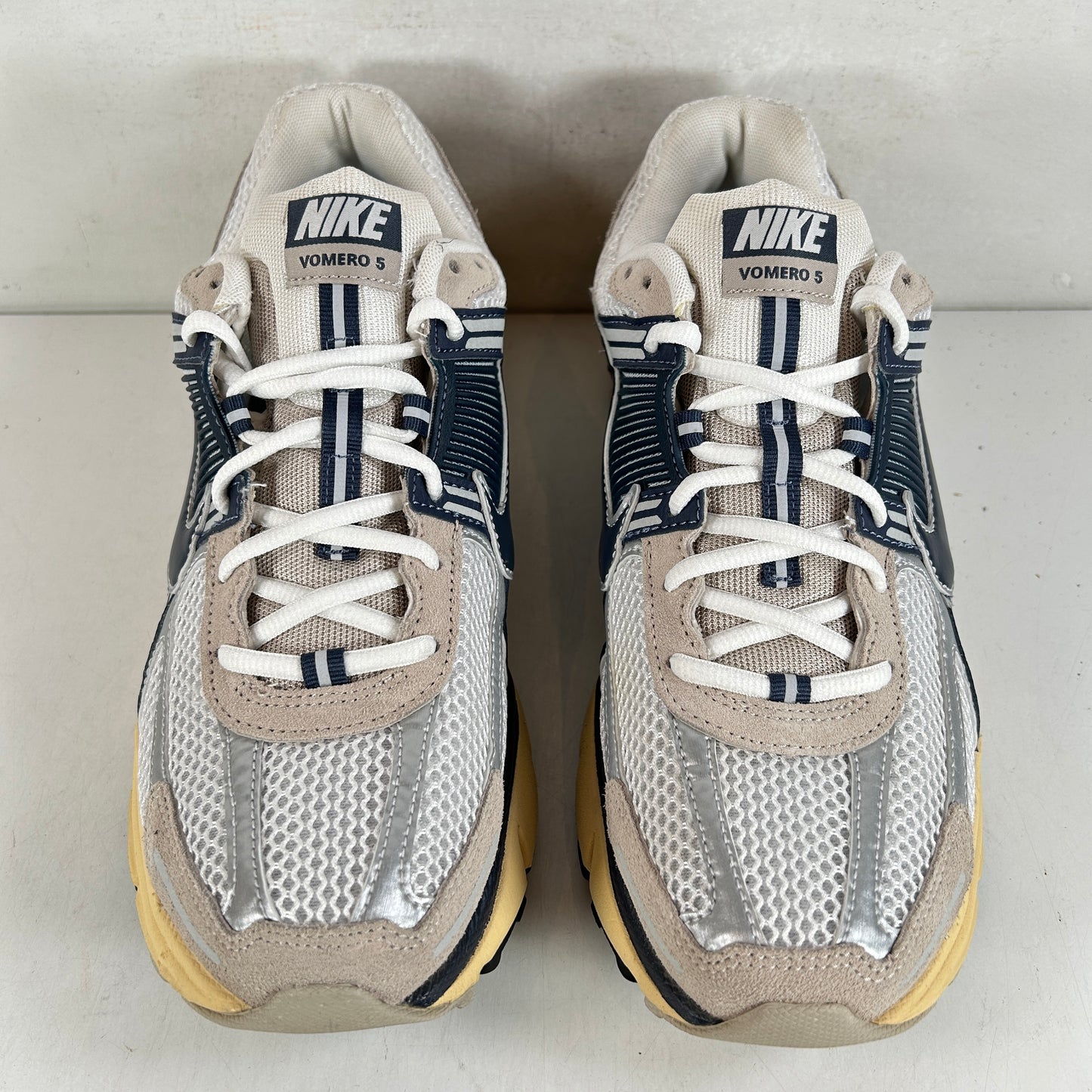 HF4259 100 Nike Zoom Vomero 5 Thunder Blue Cream [USED] - 10 M (Used) (No Box)