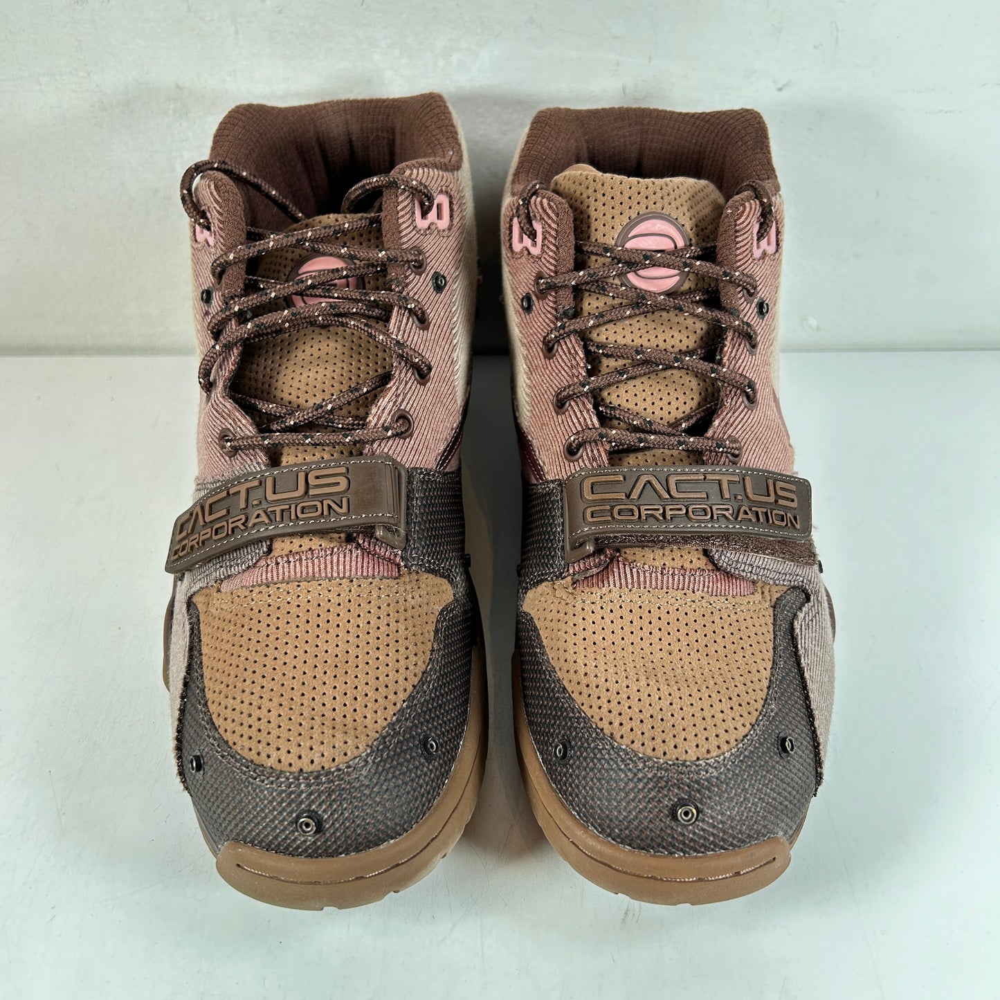 DR7515 200 Nike Air Trainer 1 SP Travis Scott Wheat [USED] - 8 M (Used)