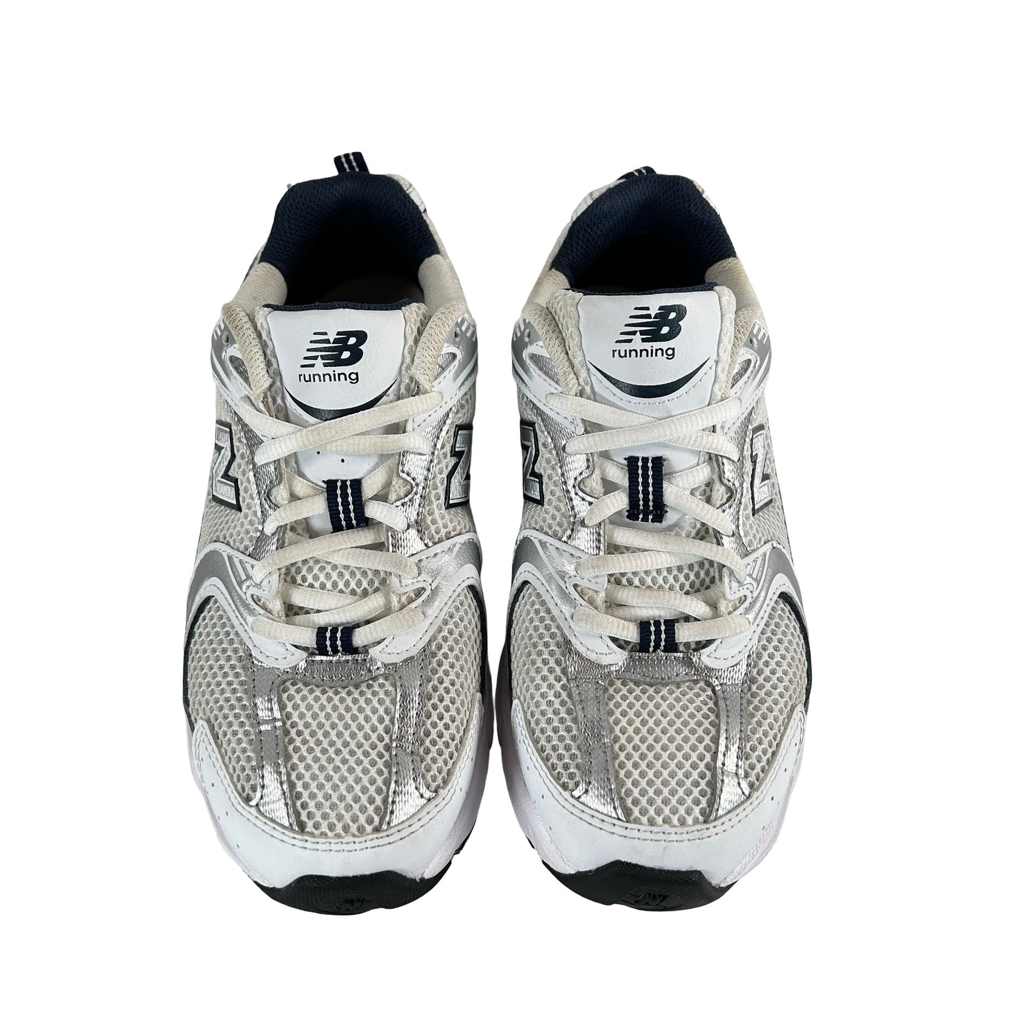 MR530SG New Balance 530 White Silver Navy [USED] - 4.5 M (Used)