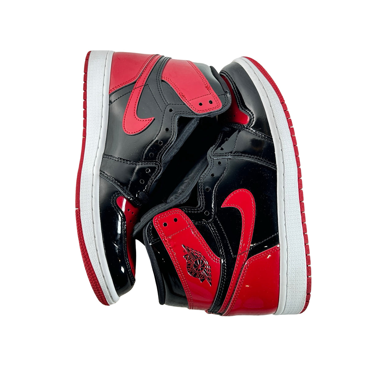 555088 063 Jordan 1 Retro High OG Patent Bred [USED] - 8.5 M (Used7)