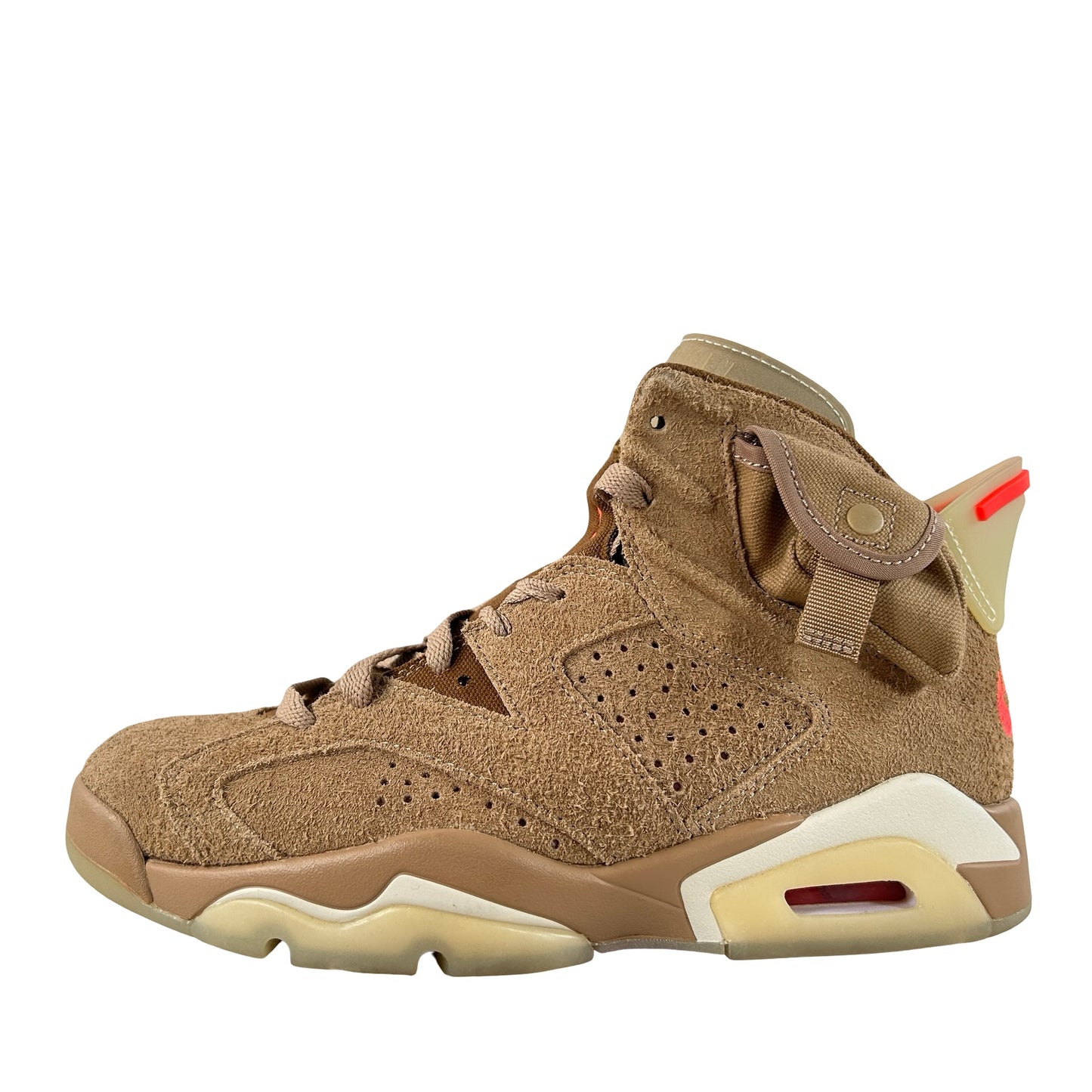 DH0690 200 Jordan 6 Retro Travis Scott British Khaki [USED] - 5.5 M (Used) (No Box)