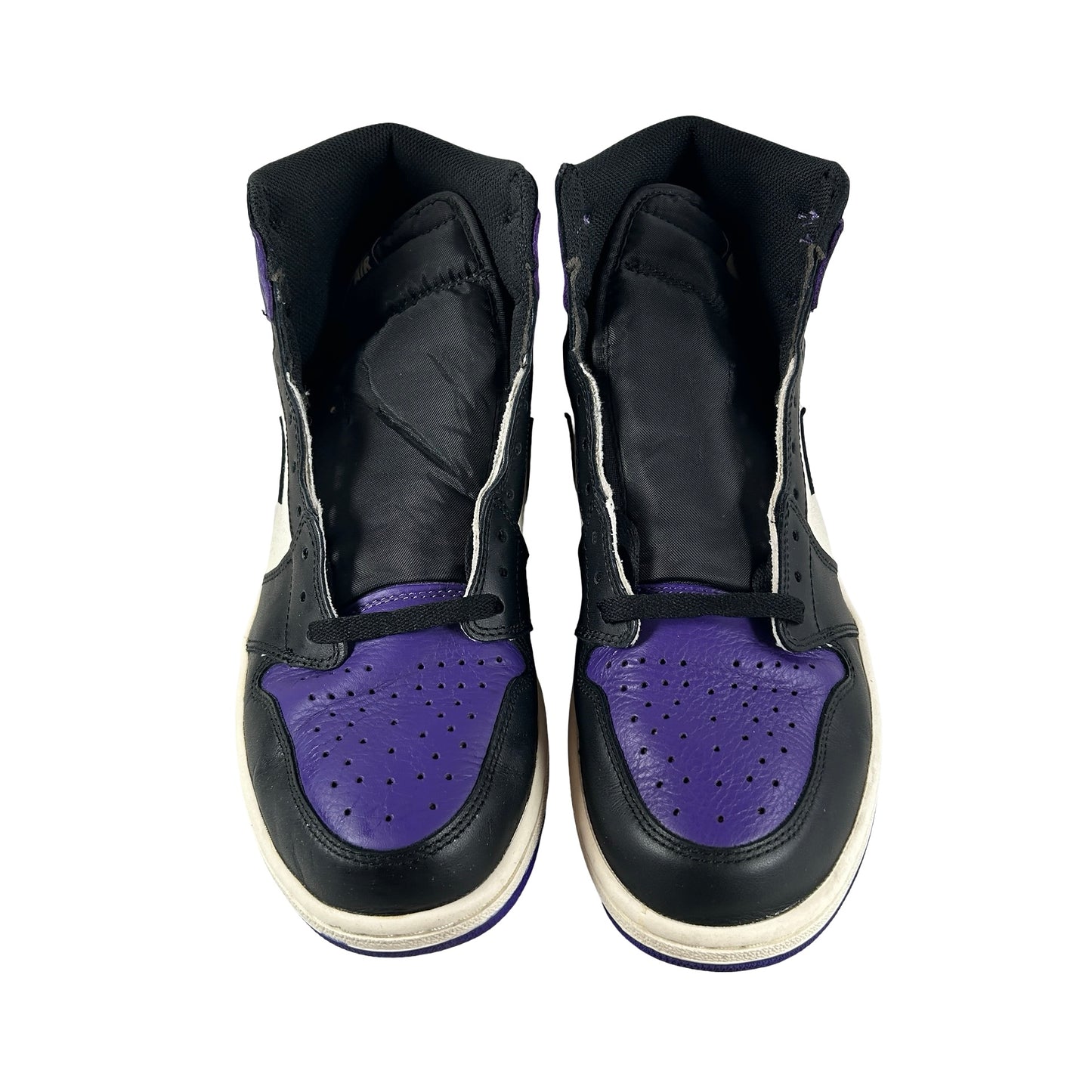 555088 501 Jordan 1 Court Purple [USED] - 12 M (Used) (No Insoles)