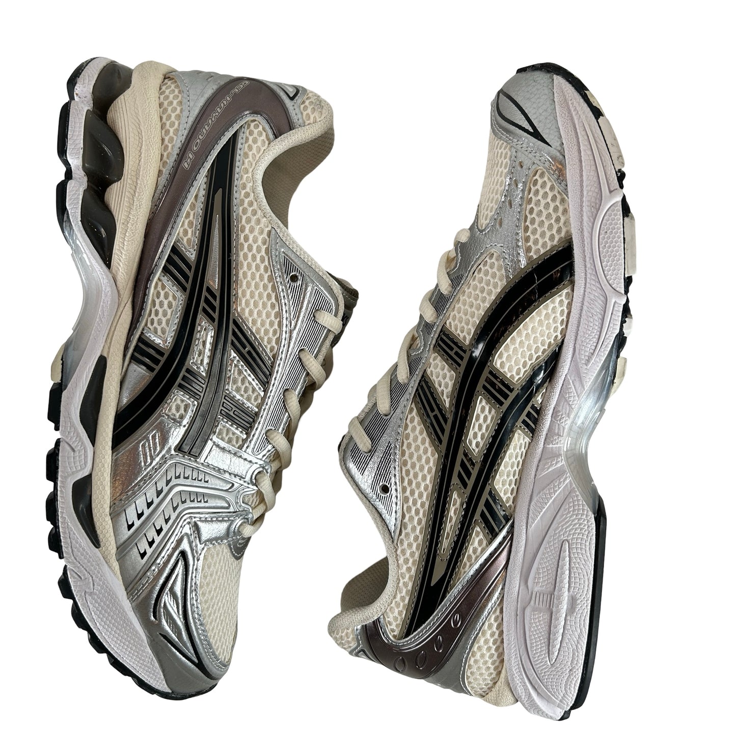 1201A019 108 ASICS Gel-Kayano 14 Crema Negro Metálico Ciruela