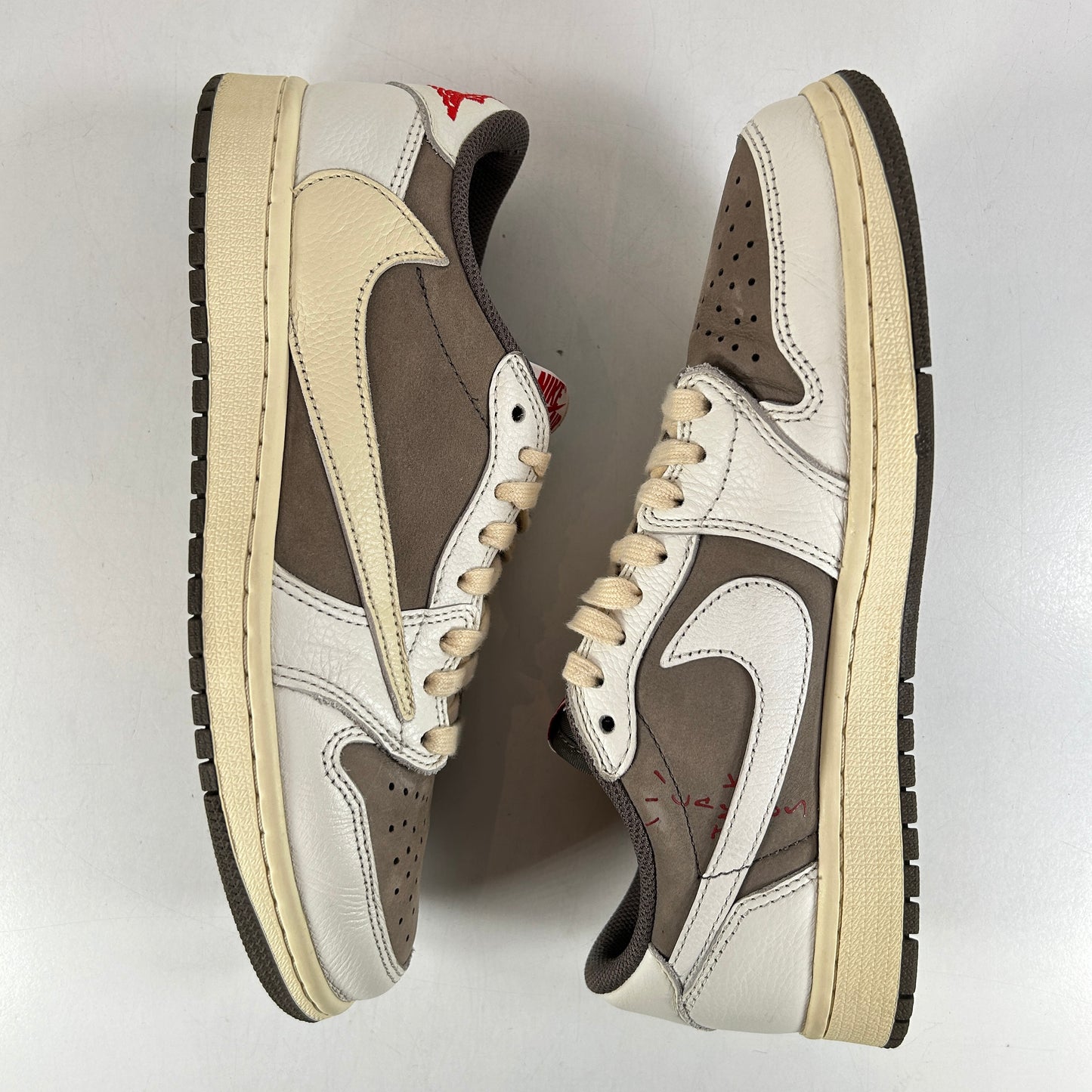 DM7866 162 Jordan 1 Retro Low OG SP Travis Scott Reverse Mocha [USED] - 8 M (Used) (No Box)