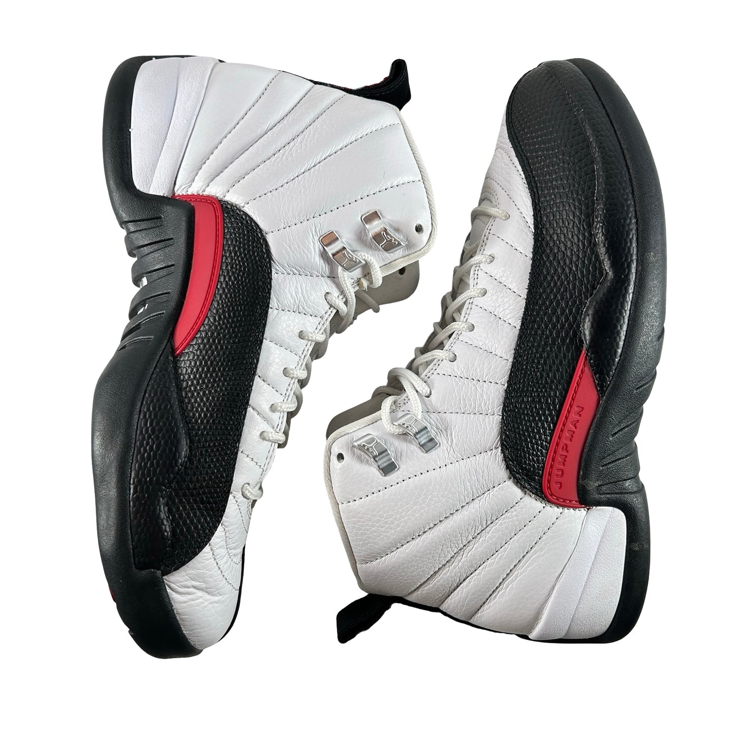 CT8013 162 Air Jordan 12 Red Taxi [USED] - 7.5 M (Used2) (No Box2)