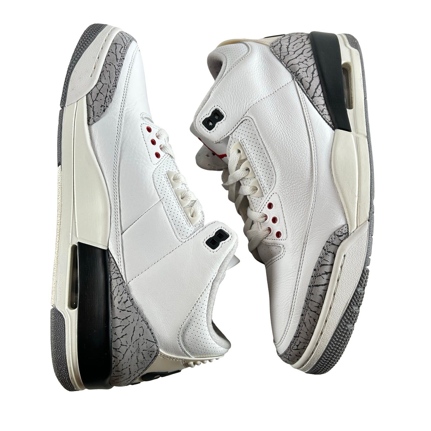 DN3707 100 Jordan 3 Retro White Cement Reimagined [USED] - 12 M (Used7) (Replace Lid)