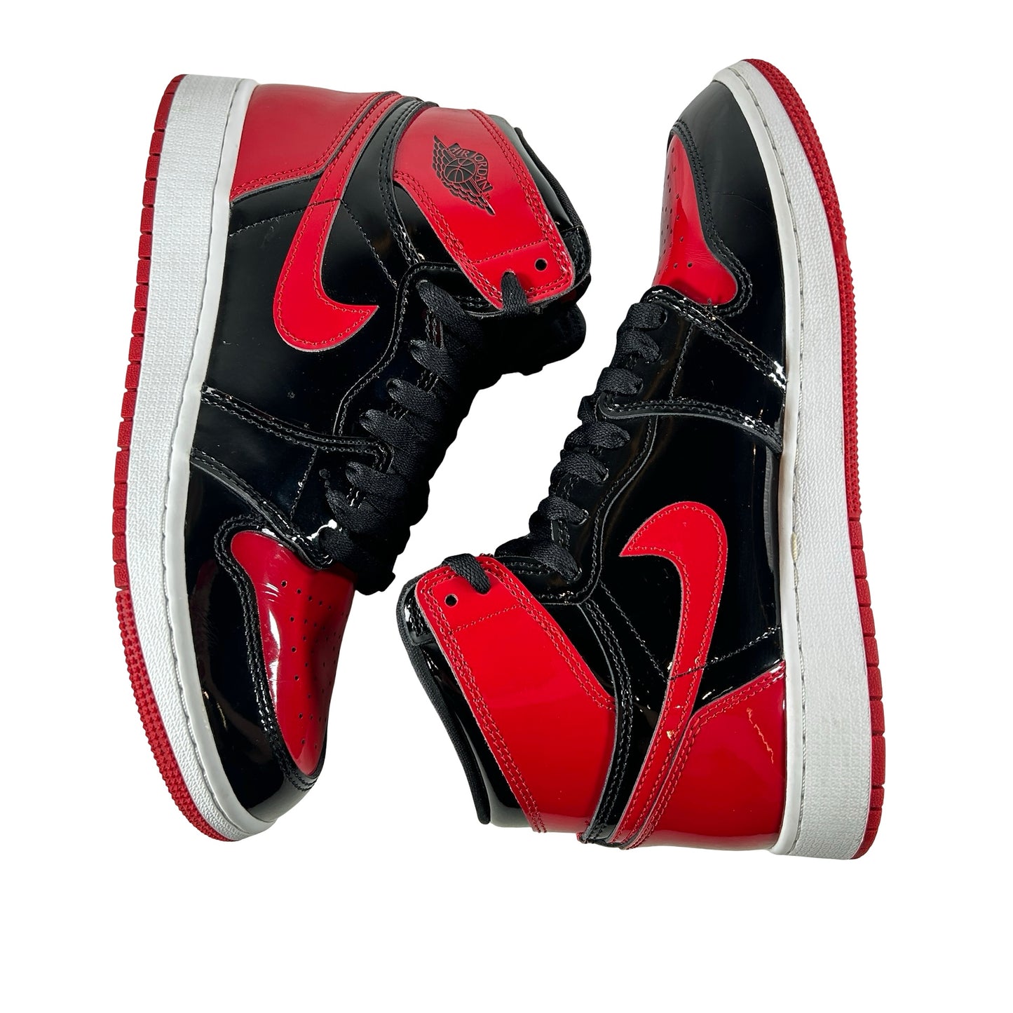 575441 063 Jordan 1 Retro High OG Patent Bred (GS) [USED] - 7 Y (Used2)