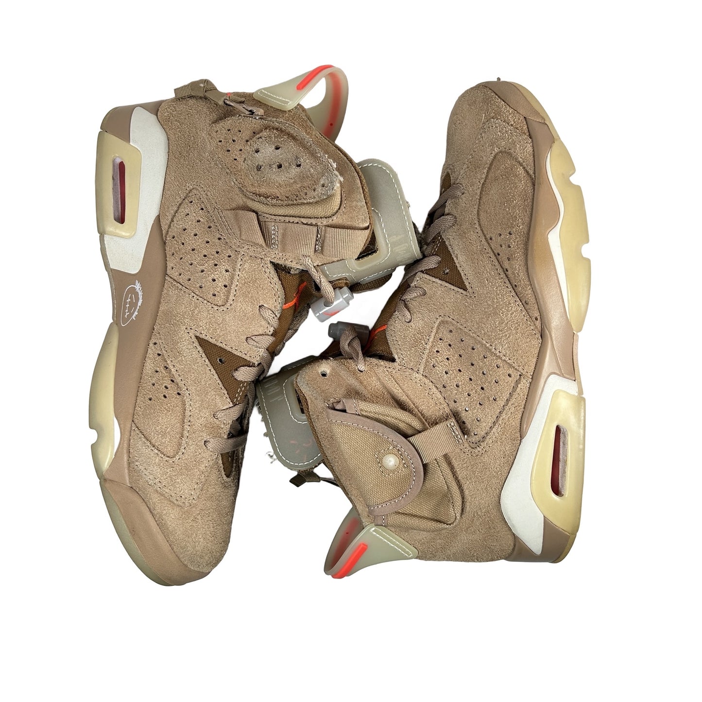 DH0690 200 Jordan 6 Retro Travis Scott British Khaki [USED] - 9 M (Used14)