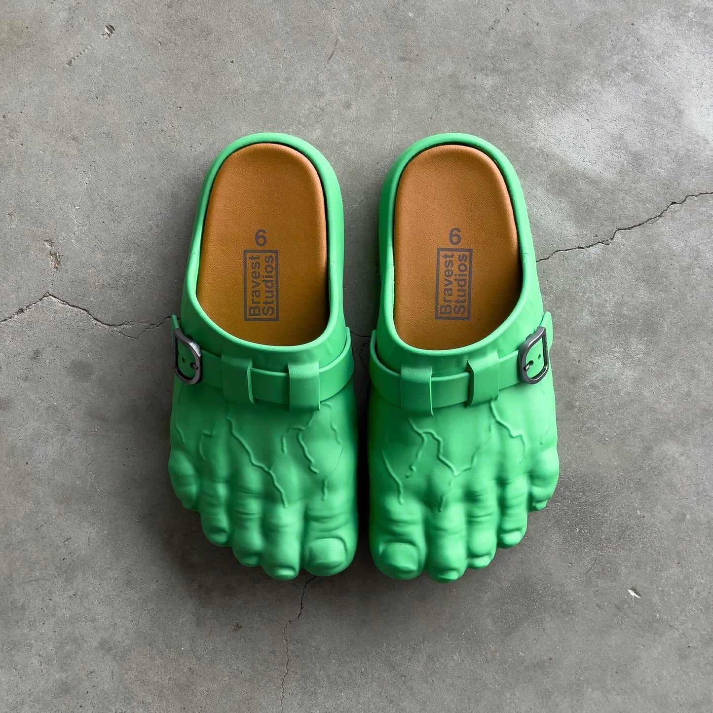 Bravest Studios Foot Clog Green