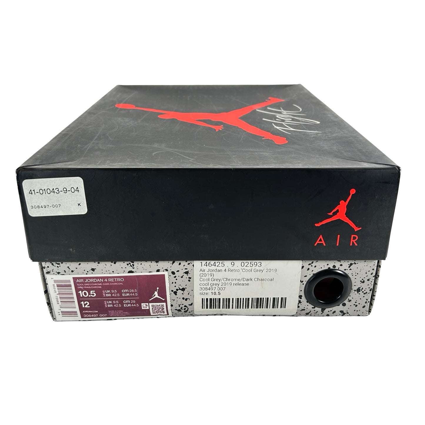 308497 007 Jordan 4 Retro Cool Grey (2019) [USED] - 10.5 M (Used)