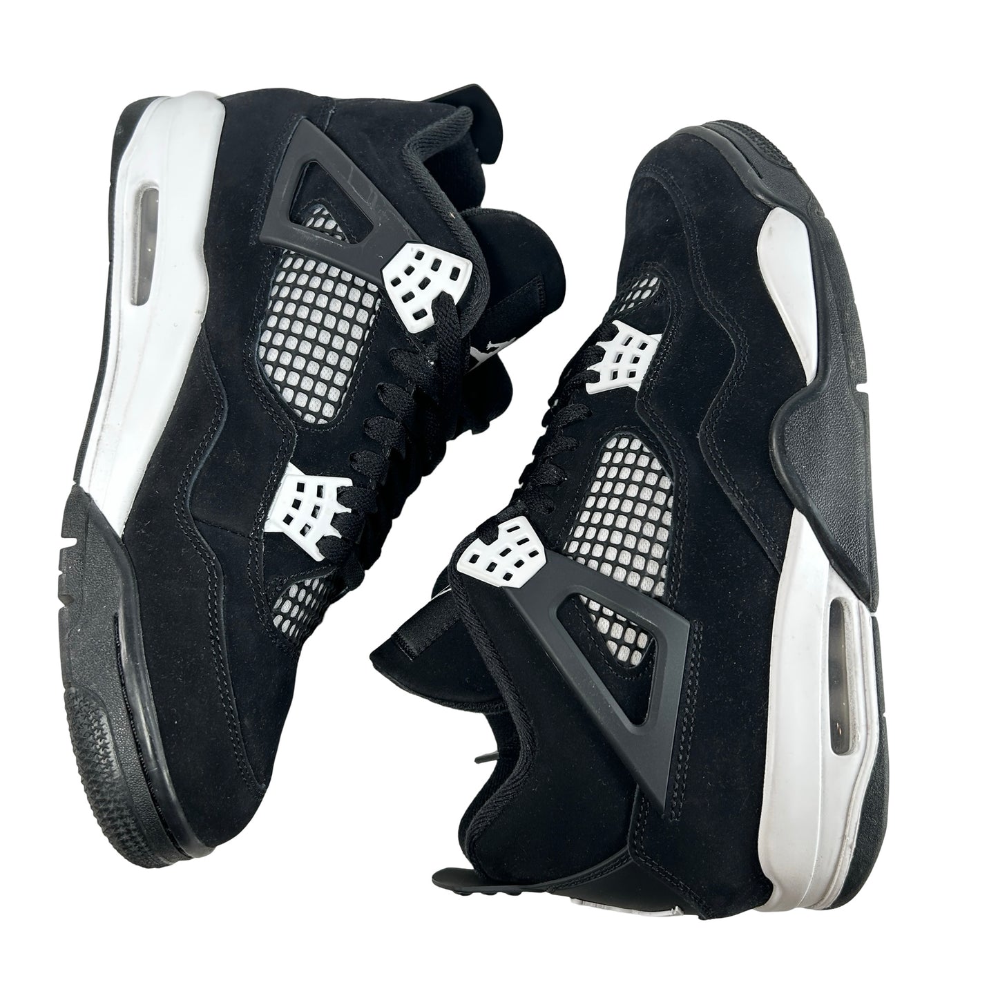 FQ8138 001  Jordan 4 Retro White Thunder [USED] - 10 M (Used5)