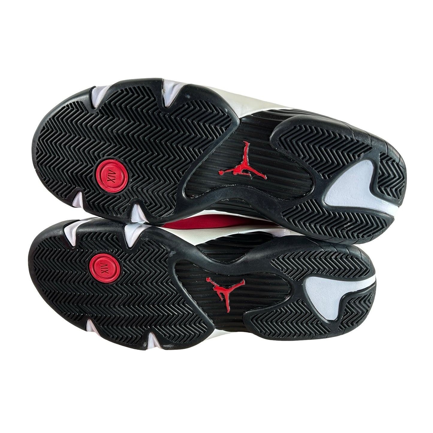 487471 006 Jordan 14 Retro Gym Red Toro - 11 M (Yellowing Midsole)